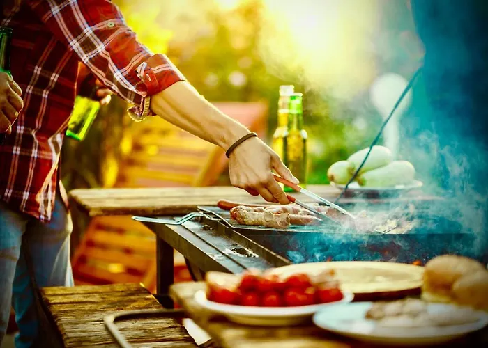 Brzoza I świerk Z Widokiem Na Góry